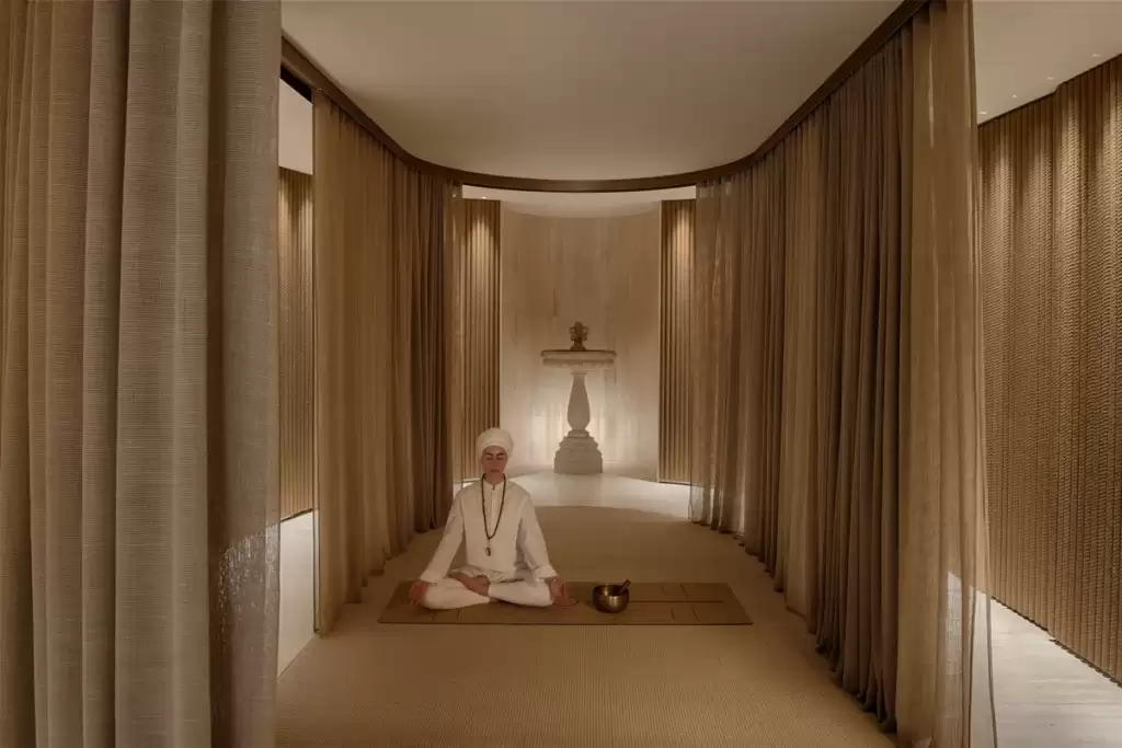 Zona de yoga en Six Senses Rome