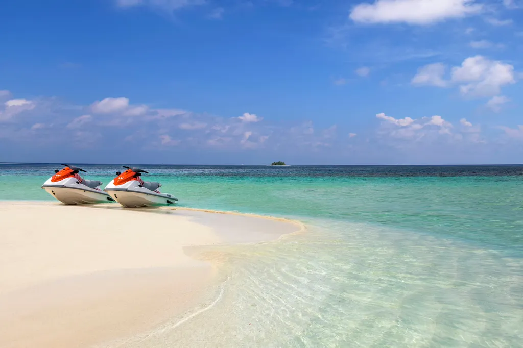Actividades acuáticas en las Islas Maldivas