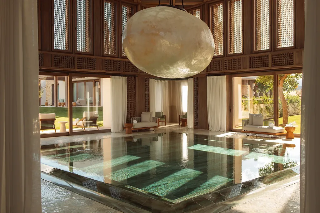 Piscina del hotel en Marruecos
