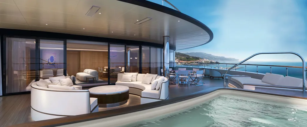 Каюта Portofino Suite на круизном лайнере. Бронирование с Mediolana Expert, Валенсия, Испания